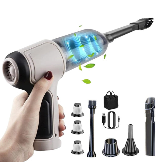 Portable Cordless Car Vacuum Cleaner Rechargeable Handheld Vacuum for Car Home