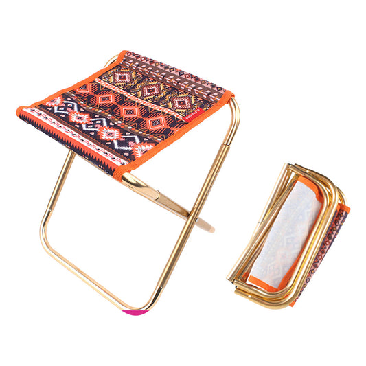 Portable Folding Chair Outdoor Camping Stool Seat Fishing Picnic Beach Multicolor
