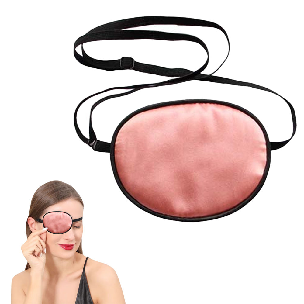 Mulberry Silk Eye Patch for Single Eye Mask Pink
