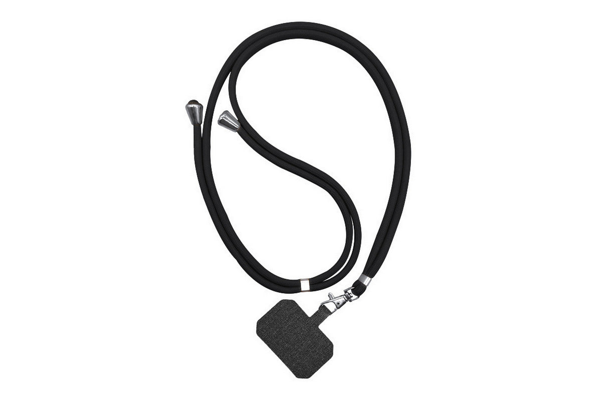 Phone Lanyard Universal Adjustable Shoulder Neck Strap-Black