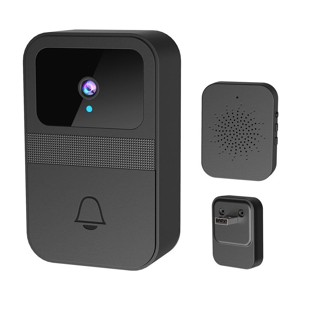 Wireless WiFi Doorbell Intelligent Visual Doorbell Night Vision Security Door Bell with Dingdong Machine
