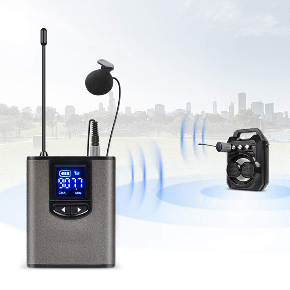 UHF Wireless Headset Microphone with Receiver Lavalier Microphone Set Style 2