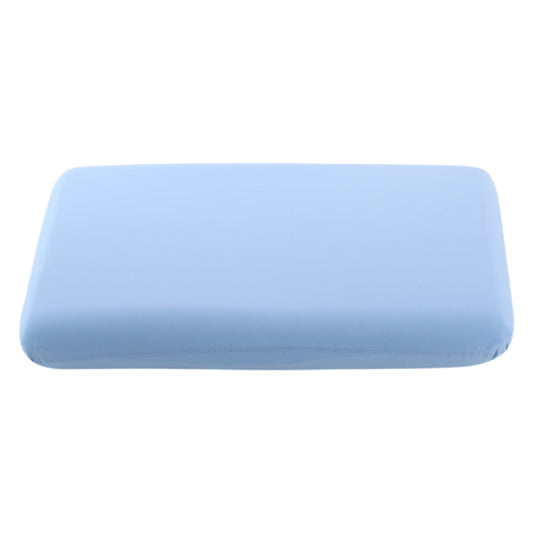 Summer Cooling Pillow Cases for Hot Sleeper Soft Breathable Absorbs Heat Solid Pillowcase Blue