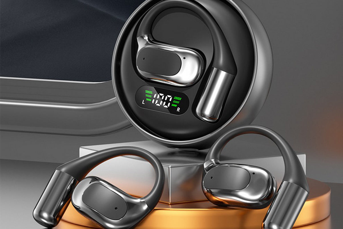 AI Translation Earbuds Real Time 138 Language Translator Earbuds with iOS Android-Black
