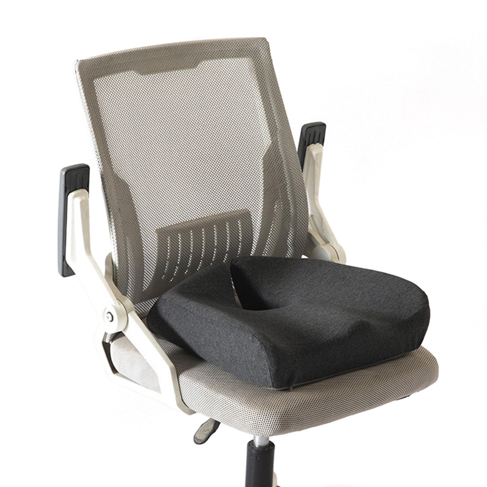 Ergonomic Seat Cushion for Office Chair Long Sitting Pad Pillow for Gaming Chair and Car Seat Dark Gray