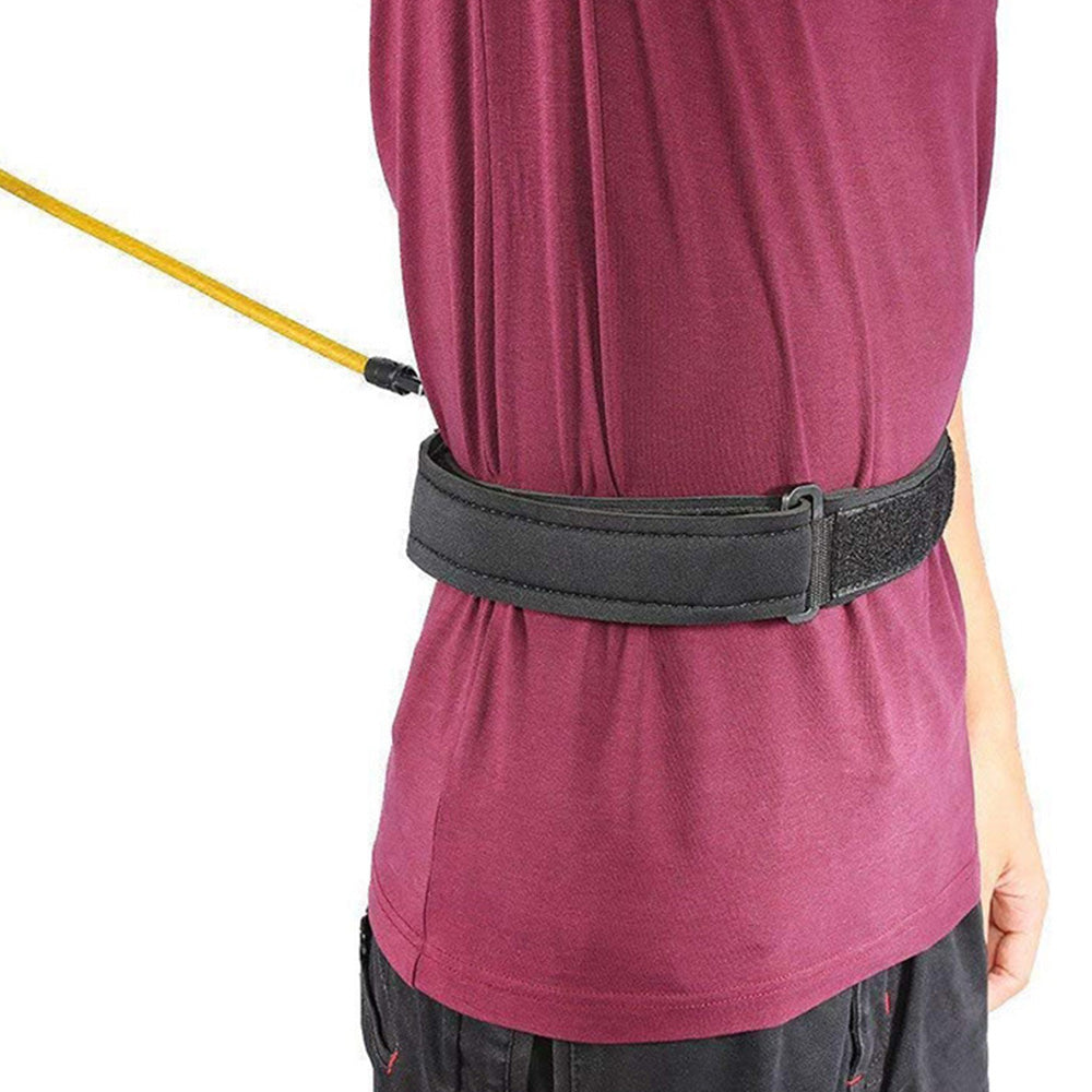 Elastic Swimming Training Band Set Adjustable Pool Swim Training Tether Swim Resistance Band Training Belt Yellow