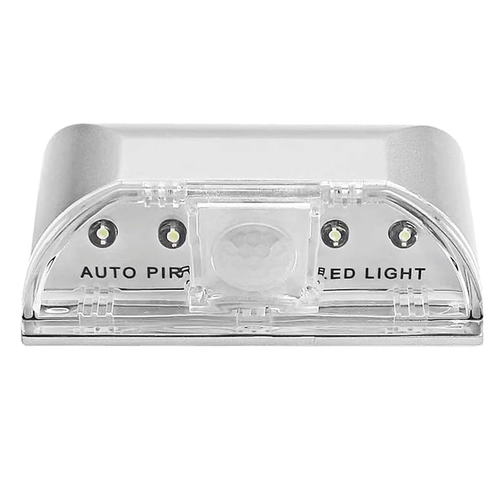Wireless LED Motion Sensor Night Light with PIR for Hallway & Stairs  Silver