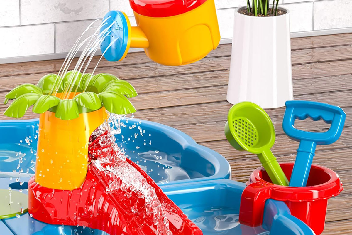 Sand Water Play Table Pool Toy Educational Beach Kids Pretend Set