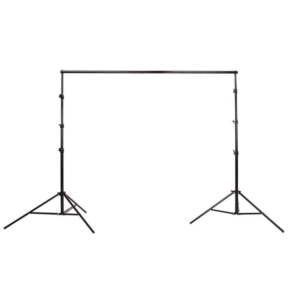 Heavy-Duty Adjustable Backdrop Stand Photo Studio Background Crossbar Kit for Weddings Parties