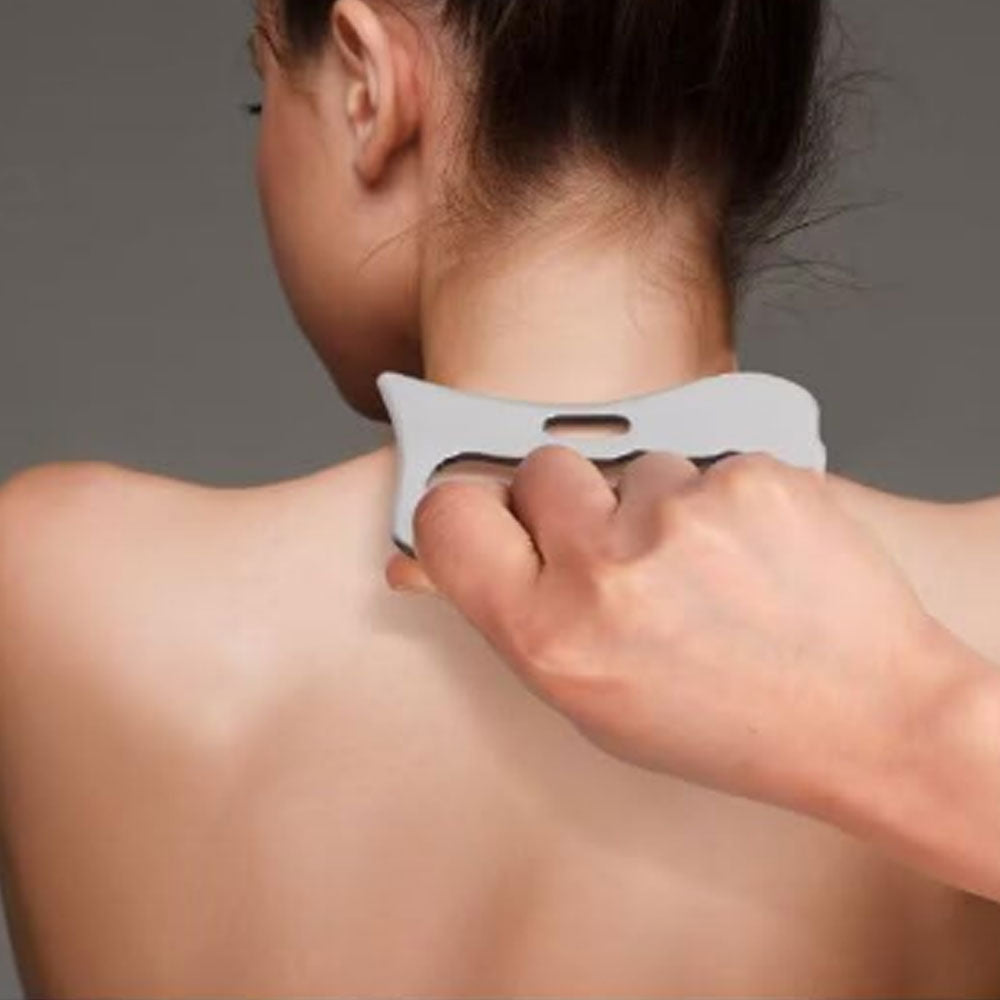 3Pcs Set Guasha Massage Tool Stainless Steel Muscle Scraping Tool for Back Legs Arms Neck Shoulder