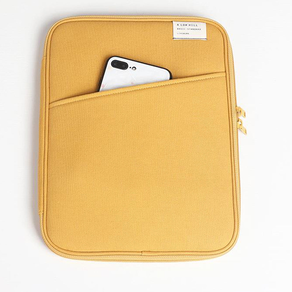 Tablet Sleeve Bag Portable Protective Case for 11 Inch 13 Inch Tablets Pads Yellow