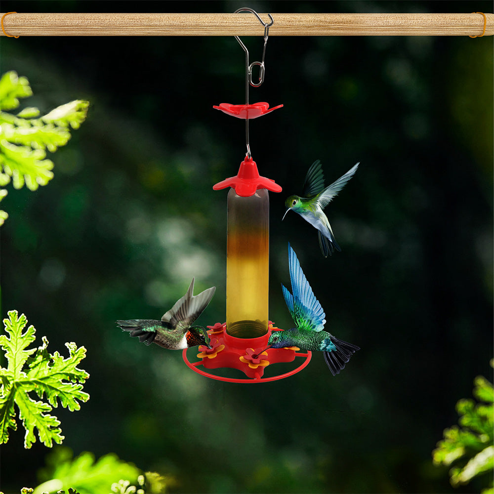 Outdoors Hanging Hummingbird Feeders with 5 Feeding Ports