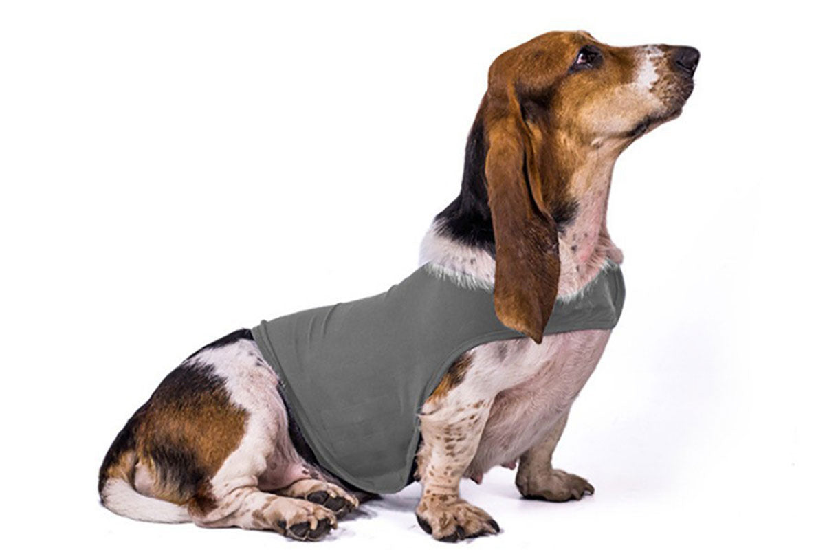 Dog?Anxiety?Jacket?Vest?Adjustable?Shirts?Calming?Pet?Emotional?Dogs?Clothing-Dark blue