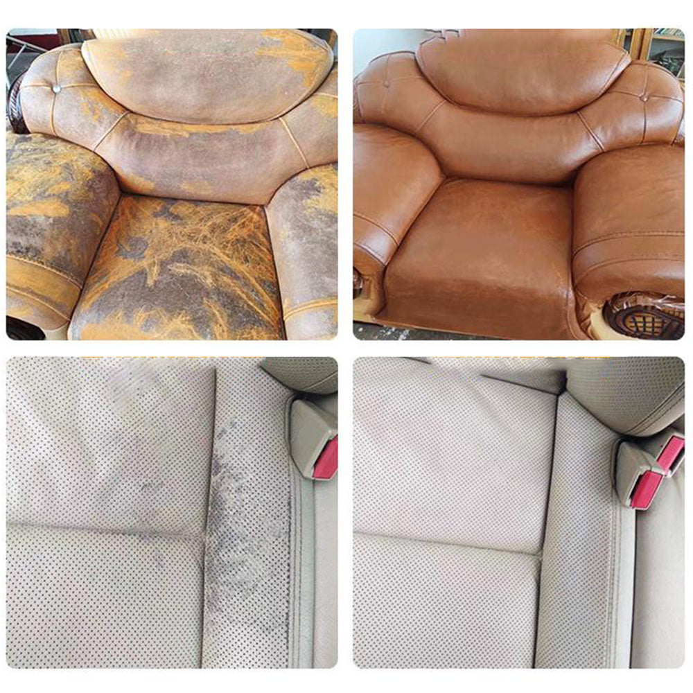 12-Color Leather Repair Kit Dye Restore Pastes for Leather Furniture Car Seats Shoes