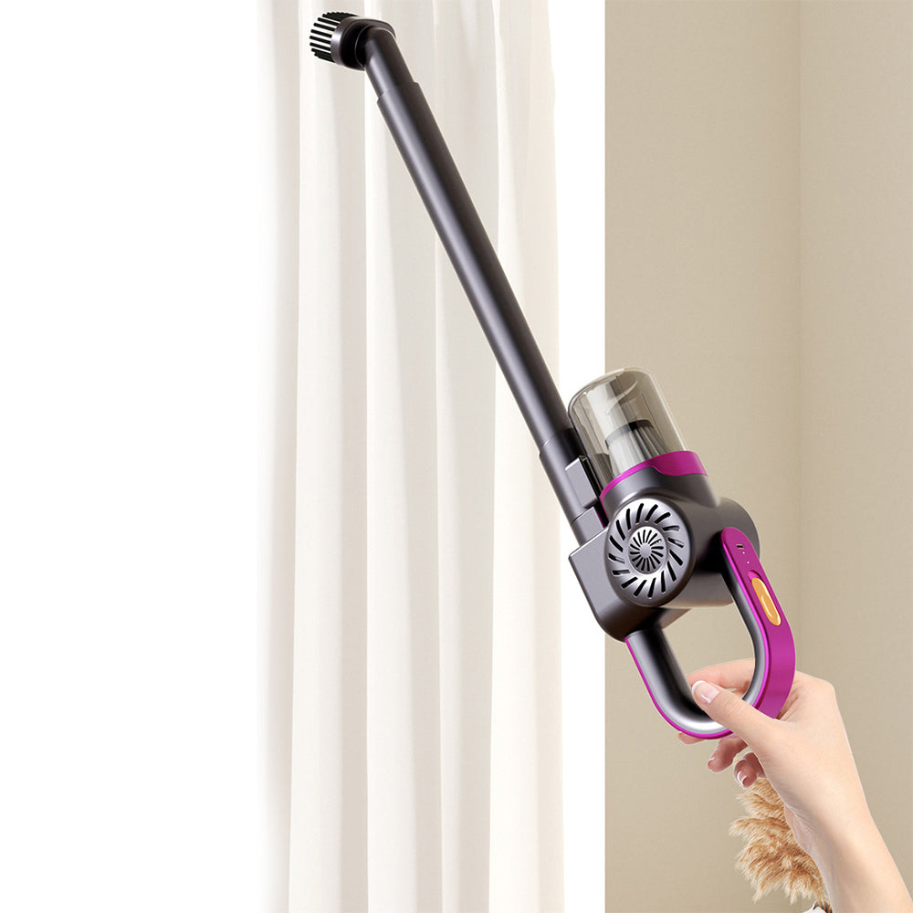 3-in-1 Wireless Handheld Vacuum Cleaner Household Bed Mite Removal Car Vacuum Cleaner Purple