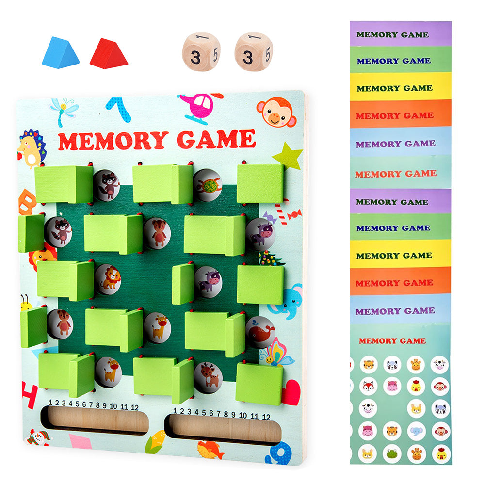 Matching Memory Game Set Travel Camping Board Game Toys for Families Friends