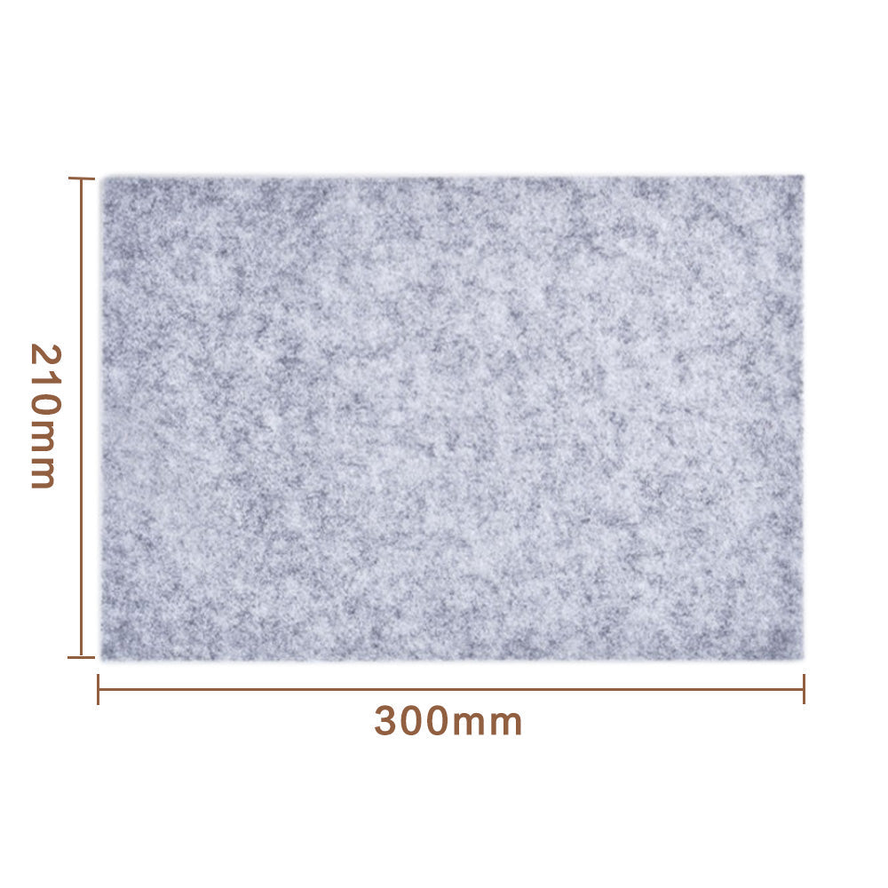 5Pcs Self Adhesive Furniture Protective Felt Pads for Scratch and Noise Protection Gray