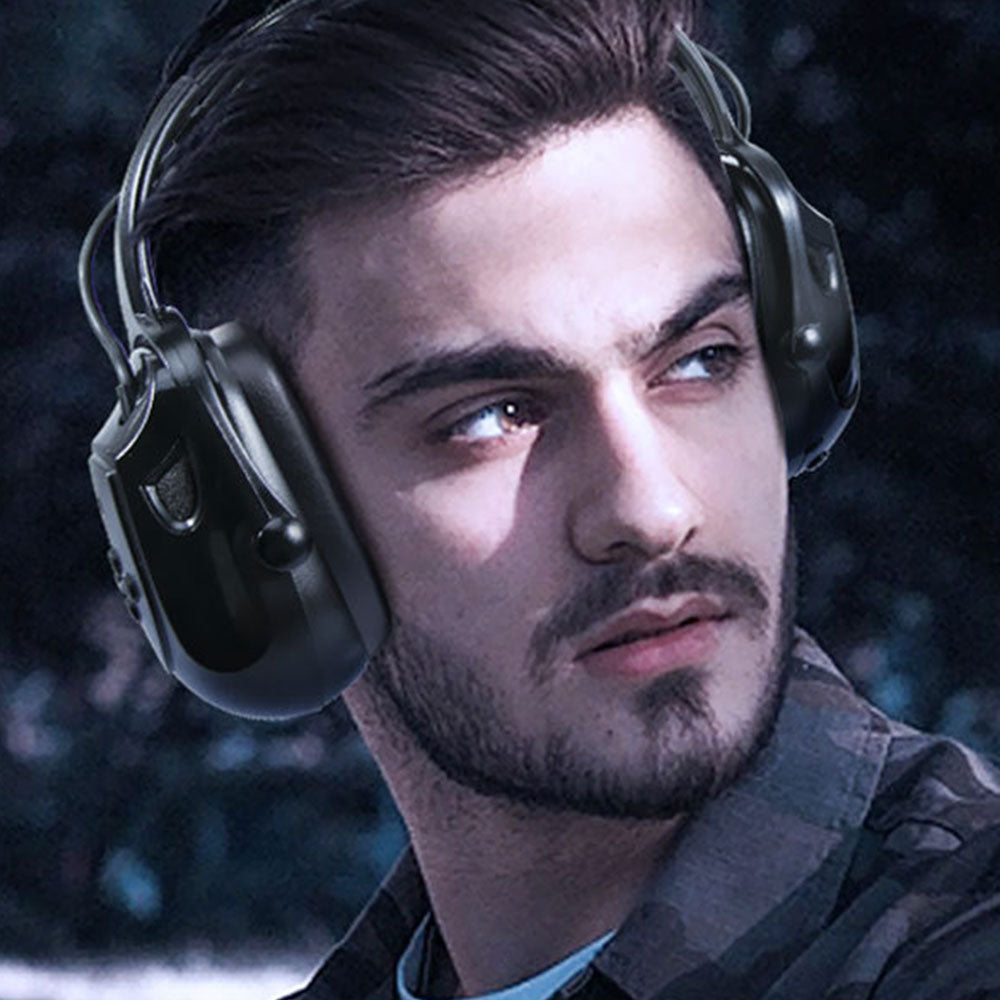 Bluetooth 5.0 Ear Muffs Electronic Noise Reduction Hearing Protection Earmuffs