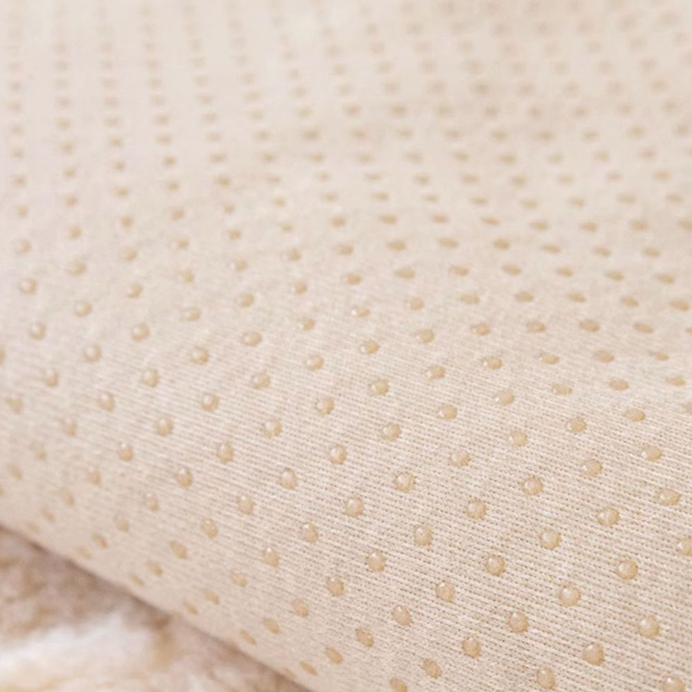 Fuzzy Couch Seat Cover Non Slip Plush Sofa Seat Cover Sofa Furniture Protector Gray