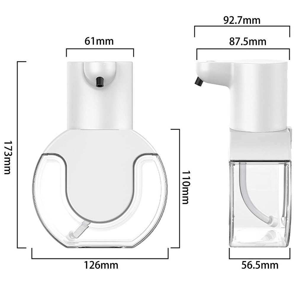 420ml Automatic Foaming Soap Dispenser 4-Level Adjustable Foaming Hand Sanitizer Touchless Electric Soap Dispenser
