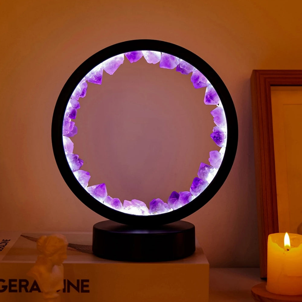 Atmosphere Bedside Light USB Night Lamp Bedroom Decorative Lamp Purple