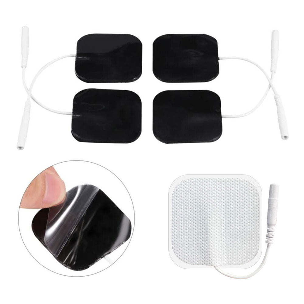12Pcs 5 x 5cm Replacement Electrode Pads Self-Adhesive Massage Pads for TENS Machine