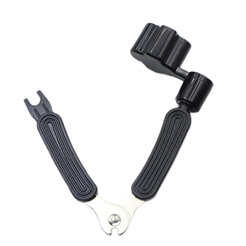 4Pcs Guitar String Replace Tool 3-In-1 Guitar Bridge Pin Remover Puller Guitar String Cutter and Winder Tool Orange