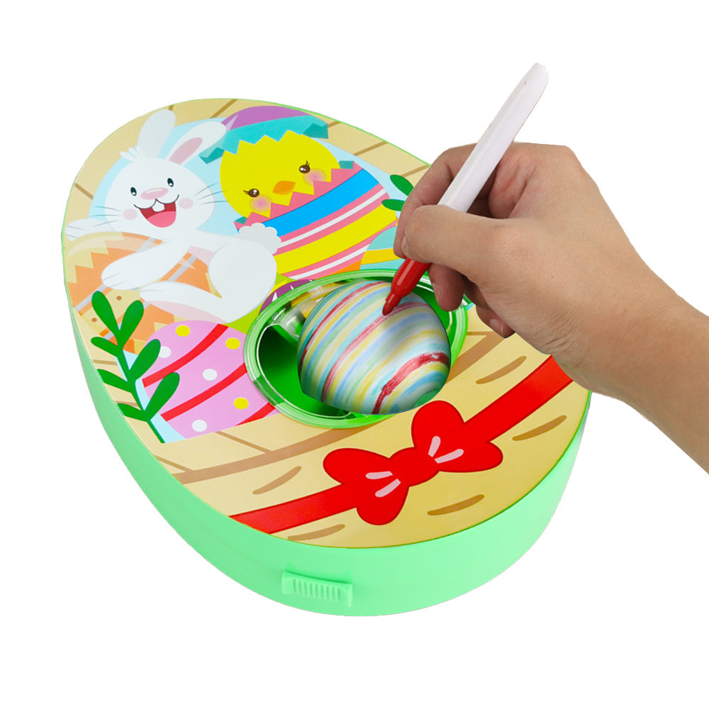 Easter Egg Decorator Kit Egg Decorating Spinner for Kids Easter Egg Painting Style 4