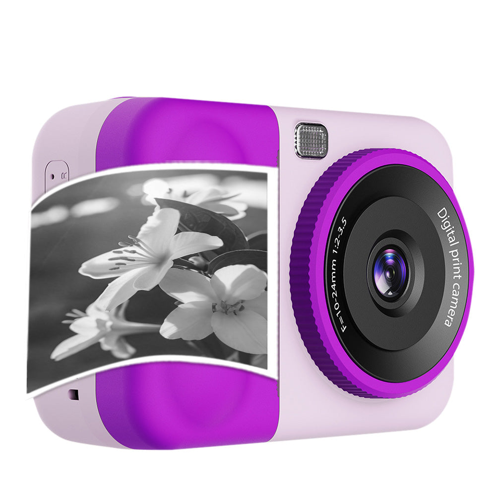 48MP Instant Print Camera with 32GB Memory Card - Purple