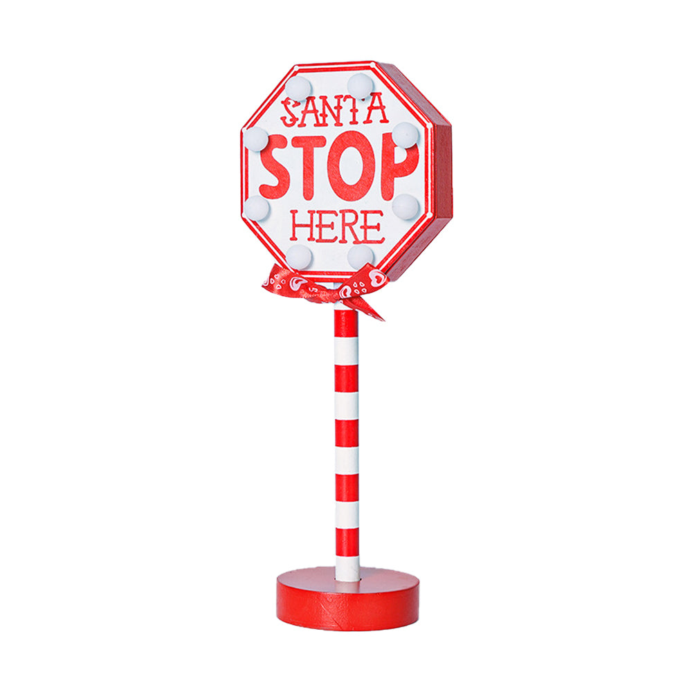 Christmas LED Lamp Road Sign Ornaments Christmas Decor Style 3