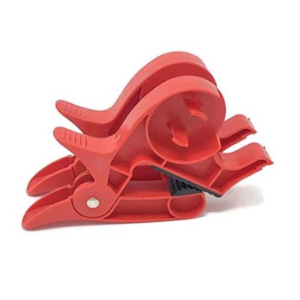 2Pcs Set Wrapping Paper Cutters Cutting Tool Xmas Gift Roll Clamps with Tape Dispenser Red