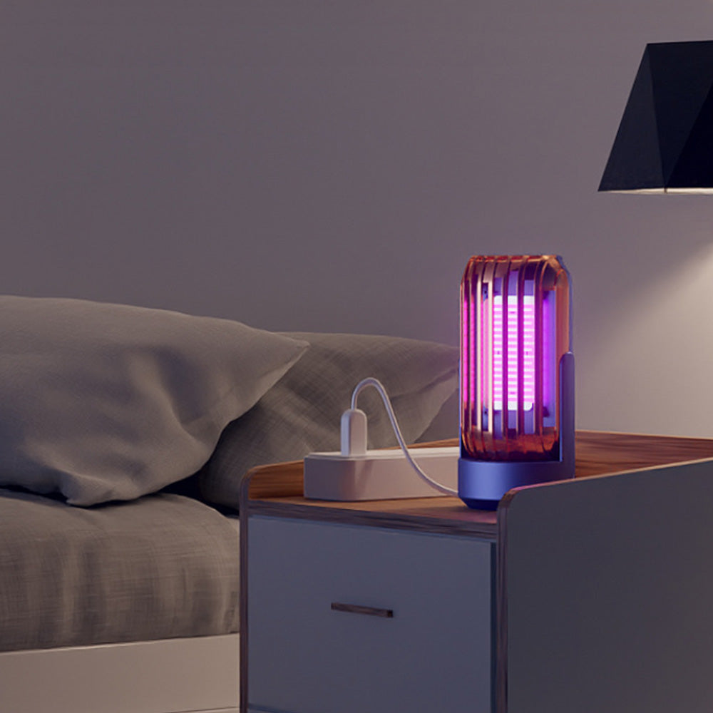 2-in-1 Electric Mosquito Zapper Lamp USB Powered Mosquito Killer Night Light Navy