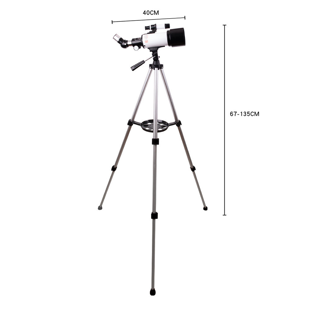 Astronomical Telescope with High Tripod Zenith Mirror and Phone Holder for Beginner