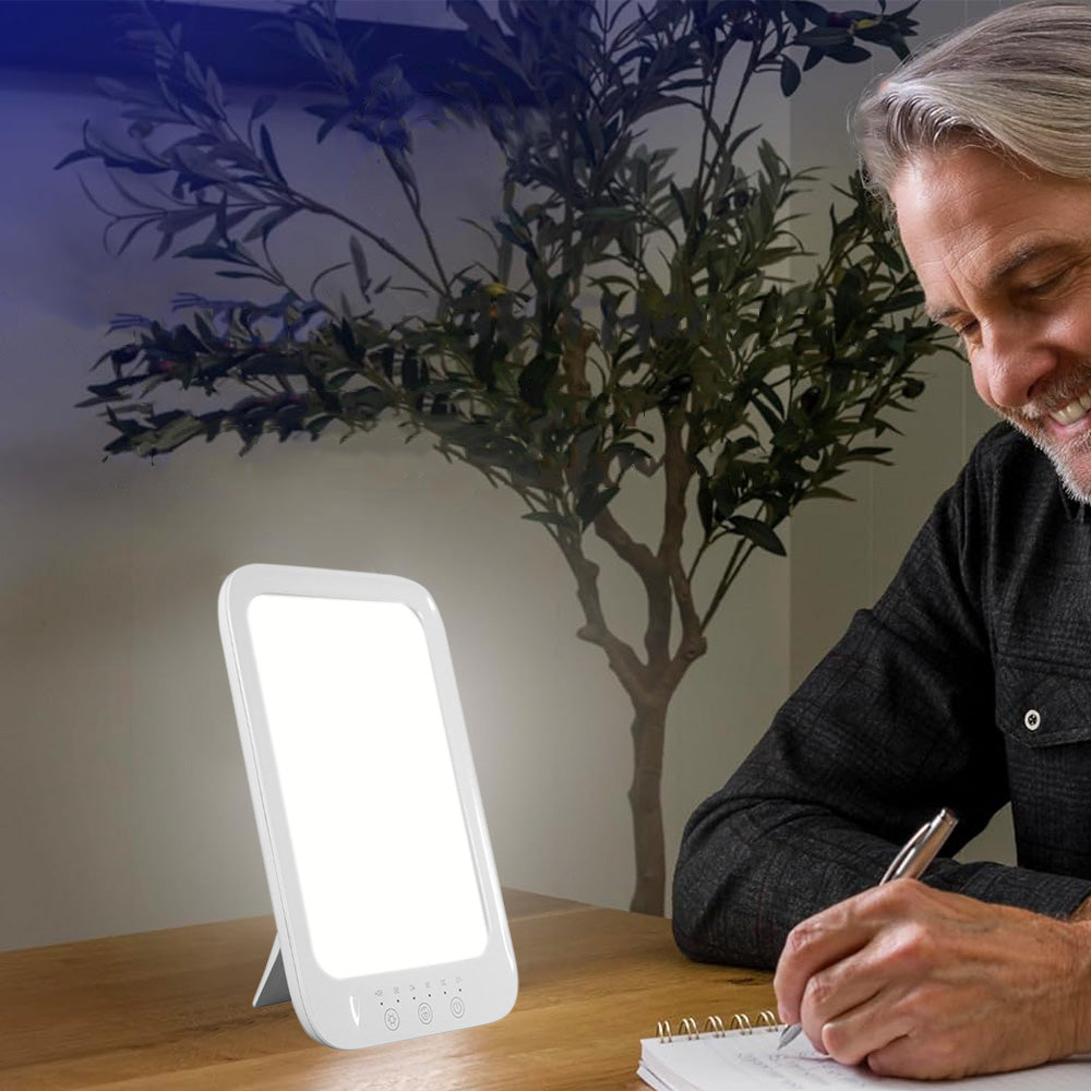 3-Color UV-free LED Bright Lamp Touch Control Brightness SAD Light with Timer