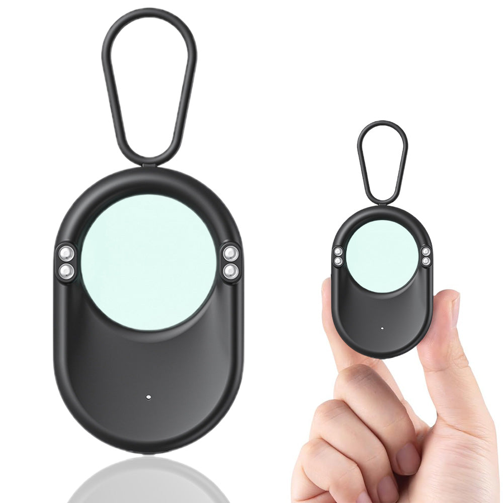 Hidden Camera Detector Anti-Spy Camera Finder Rechargeable Infrared Scanning for Hotel Home Office Car Black