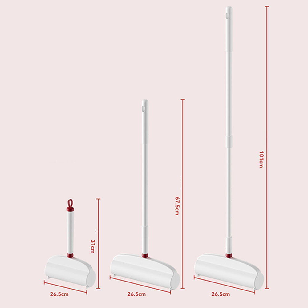 24cm Extendable Lint Roller for Floor Carpet