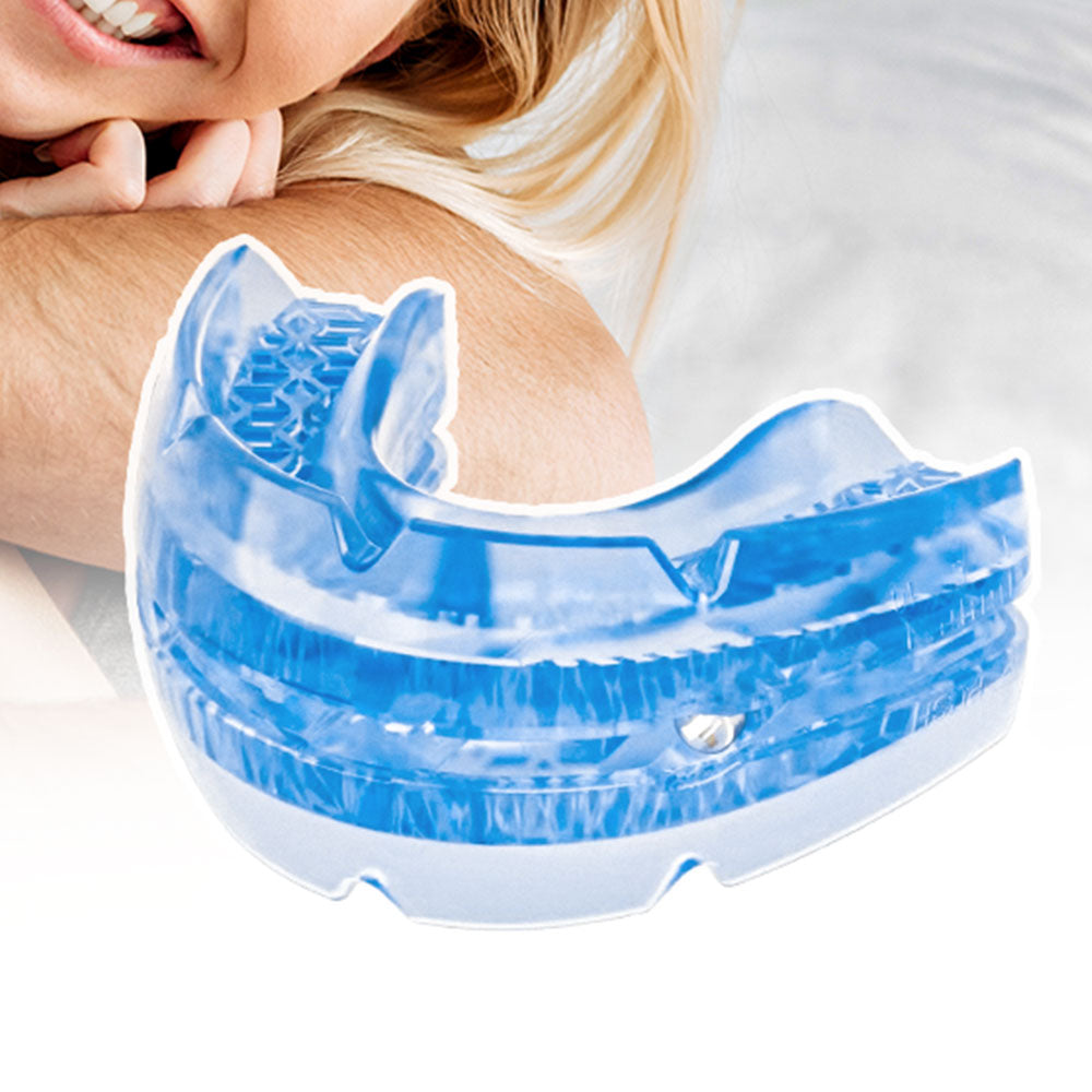 Adjustable Anti-Snore Mouthpiece Stop Teeth Grinding Mouth Guard Sleeping Aid Blue