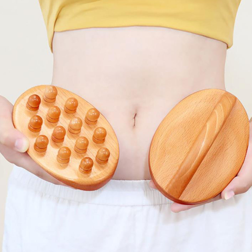 Handheld Wood Massage Tool Lymphatic Body Massager
