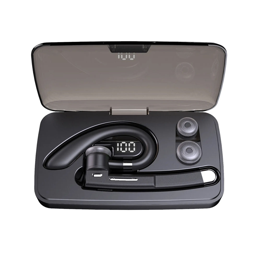 Single Ear Headphone Wireless Bluetooth Headset with Charging Case