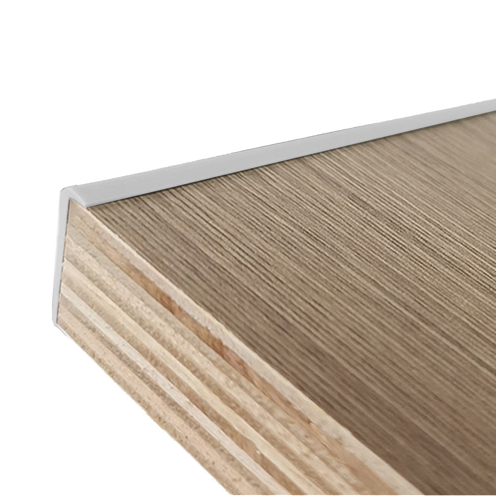 U-Shape Edge Banding Self Adhesive Edge Banding Corner and Collapsible Edge Protector for Cabinet Repair White