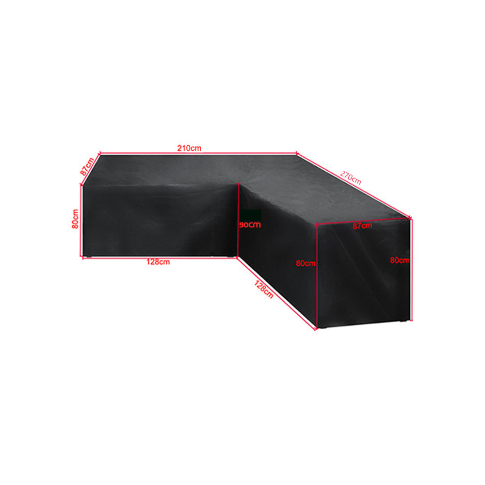 Outdoor Protector Cover for L Shape Corner Sofa Garden Rattan Sofa Cover Furniture Protector