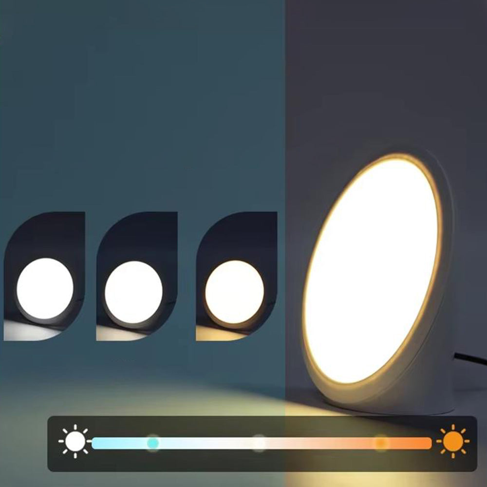 Adjustable SAD LED Phototherapy Light Mood Light Happy Table Lamp with Timer Setting