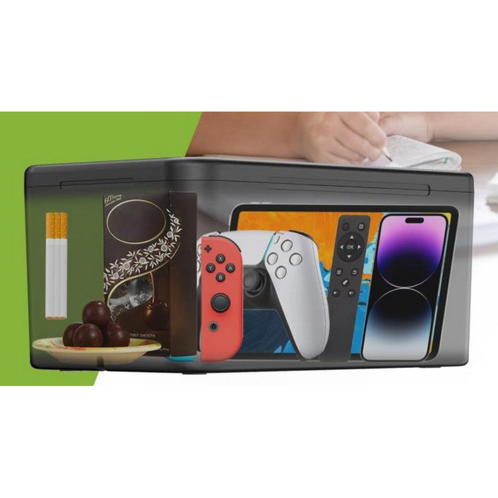 Phone Lock Box Phone Lock Box with Timer Unplug from Video Games Social Media-Black