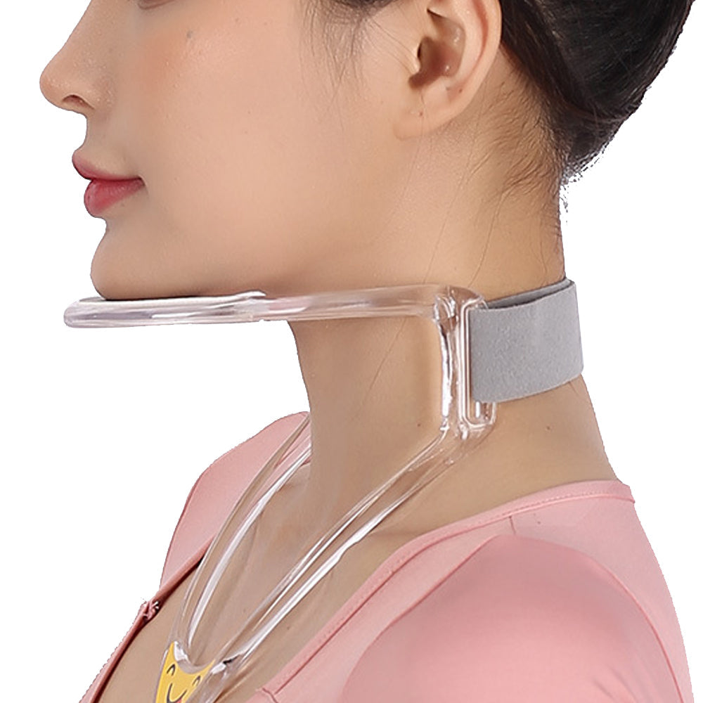 Cervical Brace Neck Collar Cervical Support Traction Neck Protector Grey