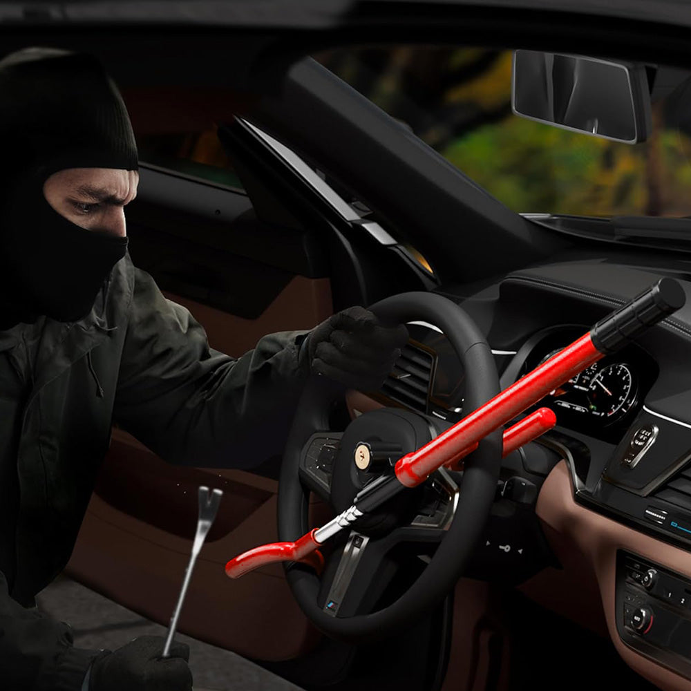 Extendable Car Steering Wheel Lock Anti-Theft Device for Car SUV