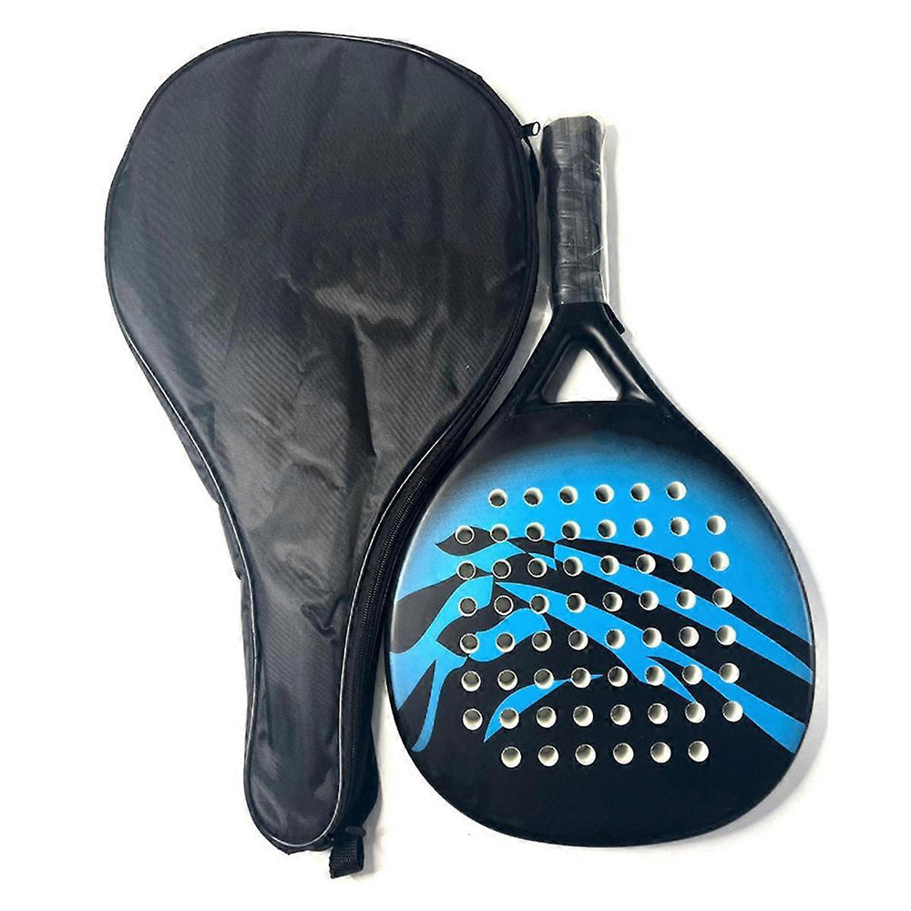 Carbon Fiber Paddle Tennis Racket with EVA Core & Carry Bag ââ‚?Beach/Court Blue