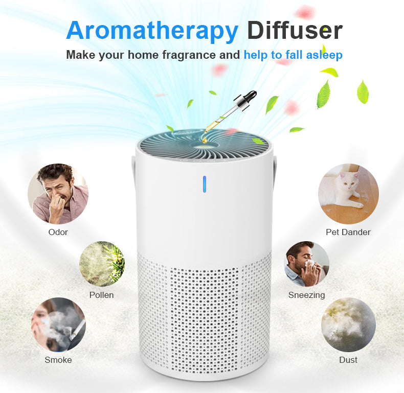 Air Purifier Home Aromatherapy Air Filter Cleaner for Dorm Office