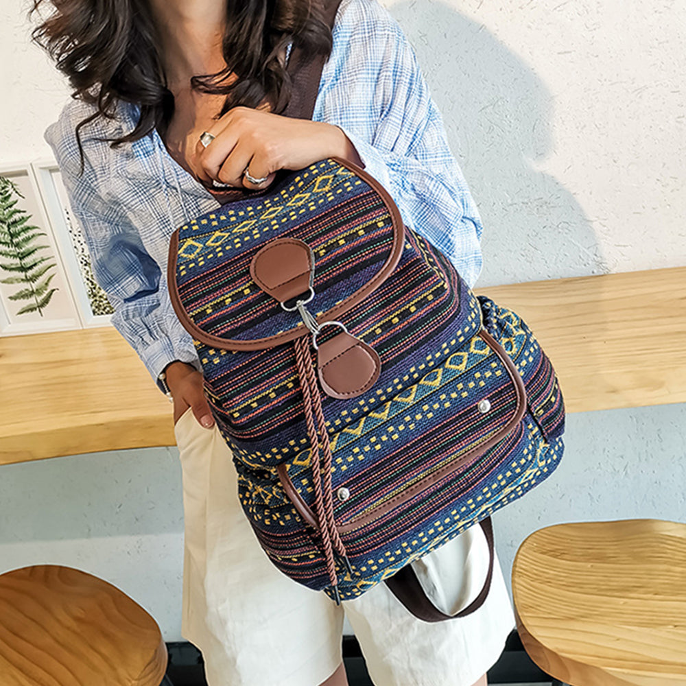 Boho Travel Backpack Women's Backpack Fashion Backpack Style 1