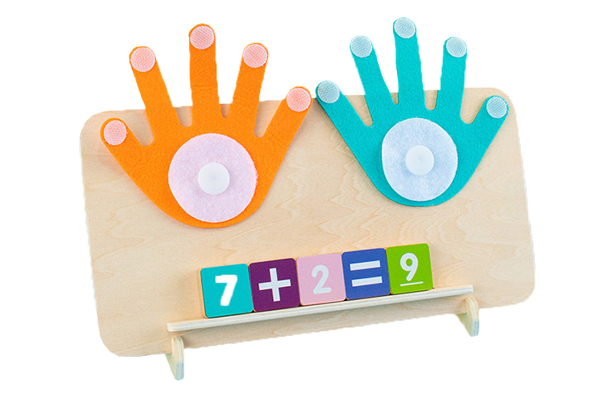 Wooden Educational Math Manipulatives Montessori Toys For Kids Math Game Number Blocks