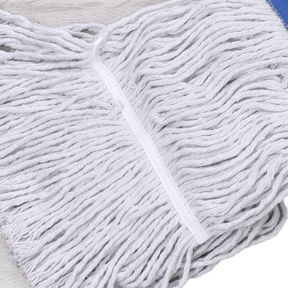 Cotton String Mop Head Detachable Loop-End Mop - White